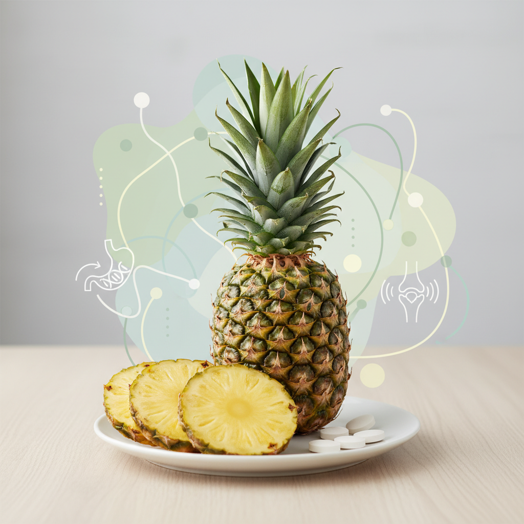 Bromelainas: kuo ypatingas šis ananasų fermentas?